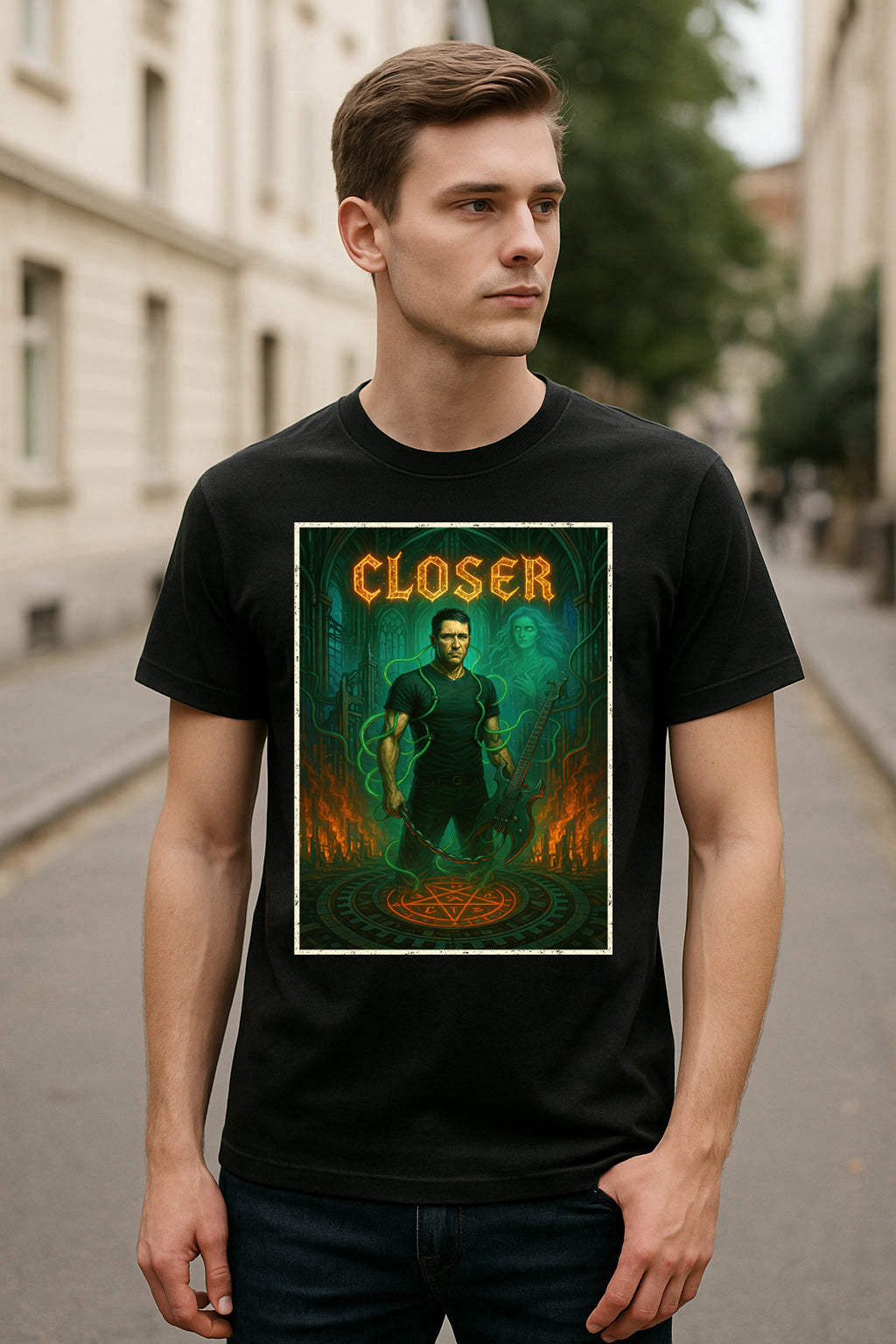 Nine Inch Nails – Closer Unisex T-Shirt Industrial Rock Band Merch Tee
