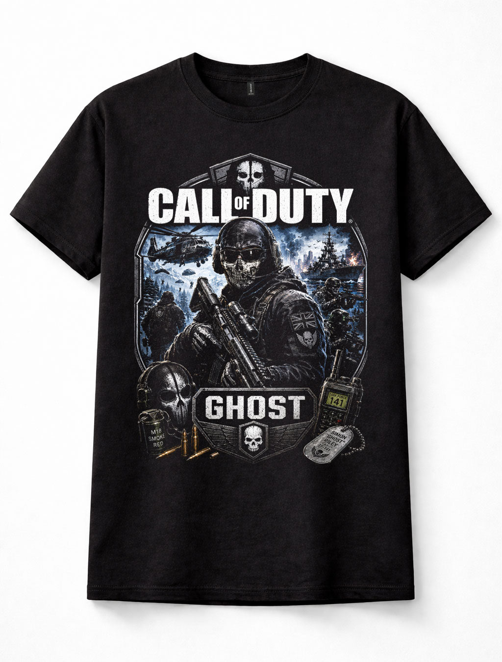 Call of Duty Ghost Simon Riley Modern Warfare Game Unisex T-Shirt