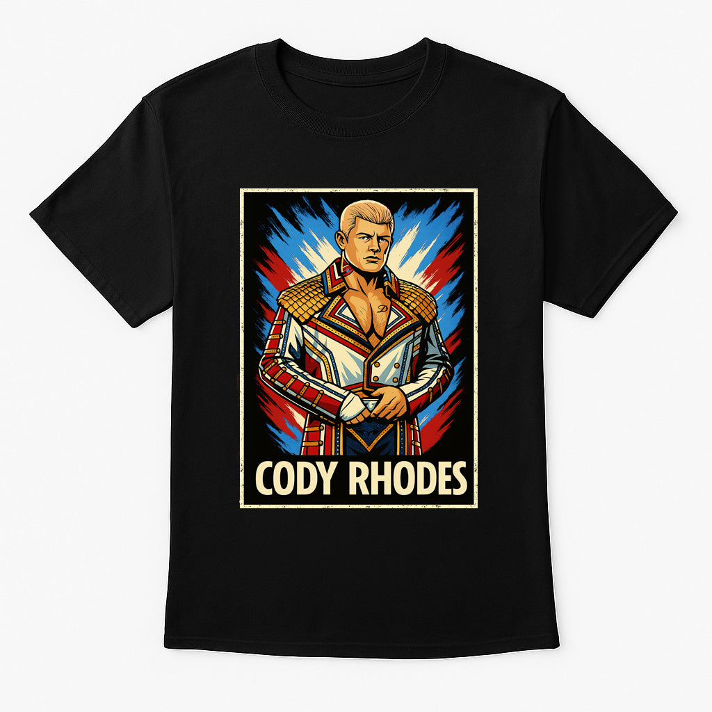 Cody Rhodes “American Nightmare” Retro Poster Unisex T-Shirt – Undisputed Fan Gear
