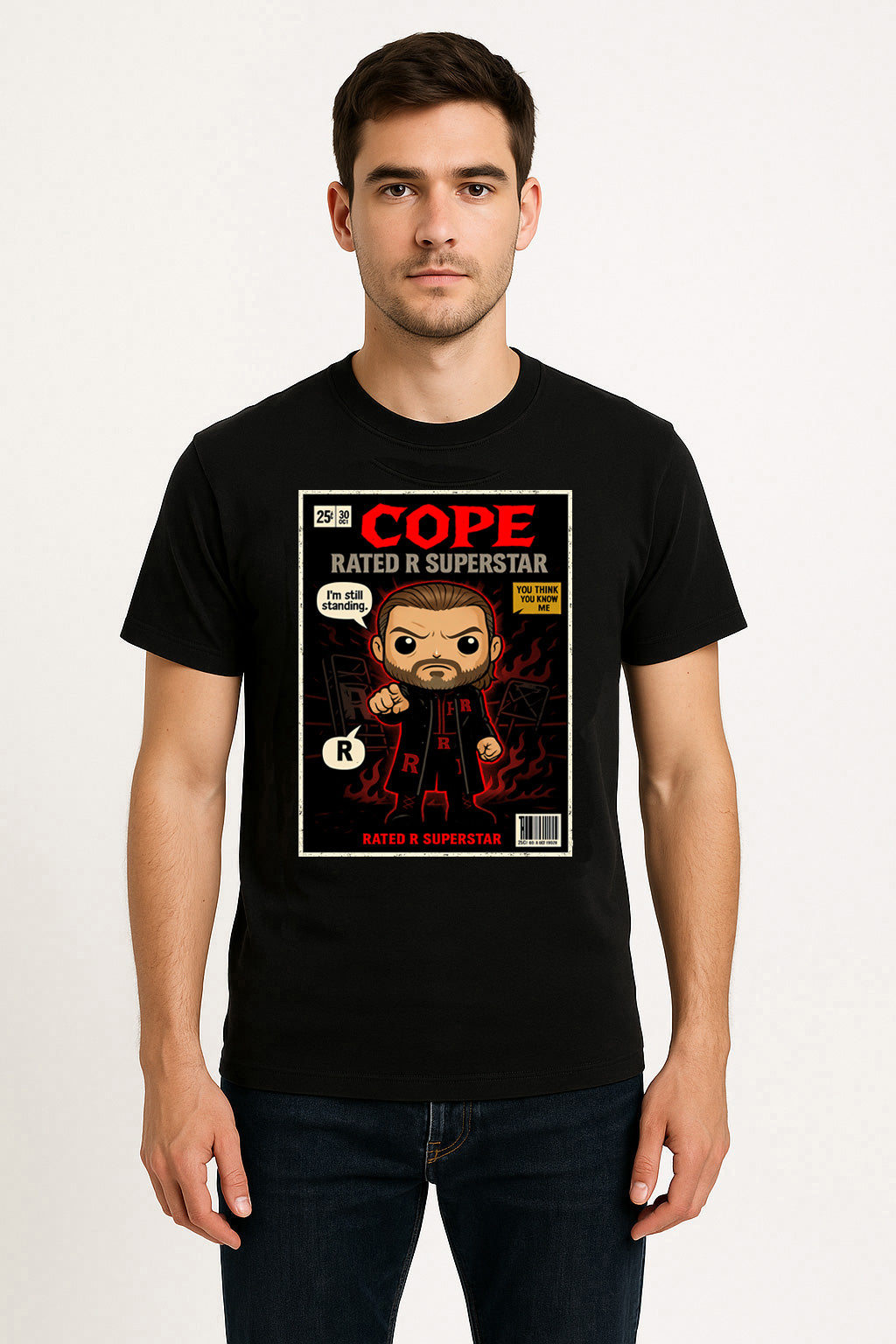 Cope Rated R Superstar Pop Comic Wrestling Unisex T-Shirt