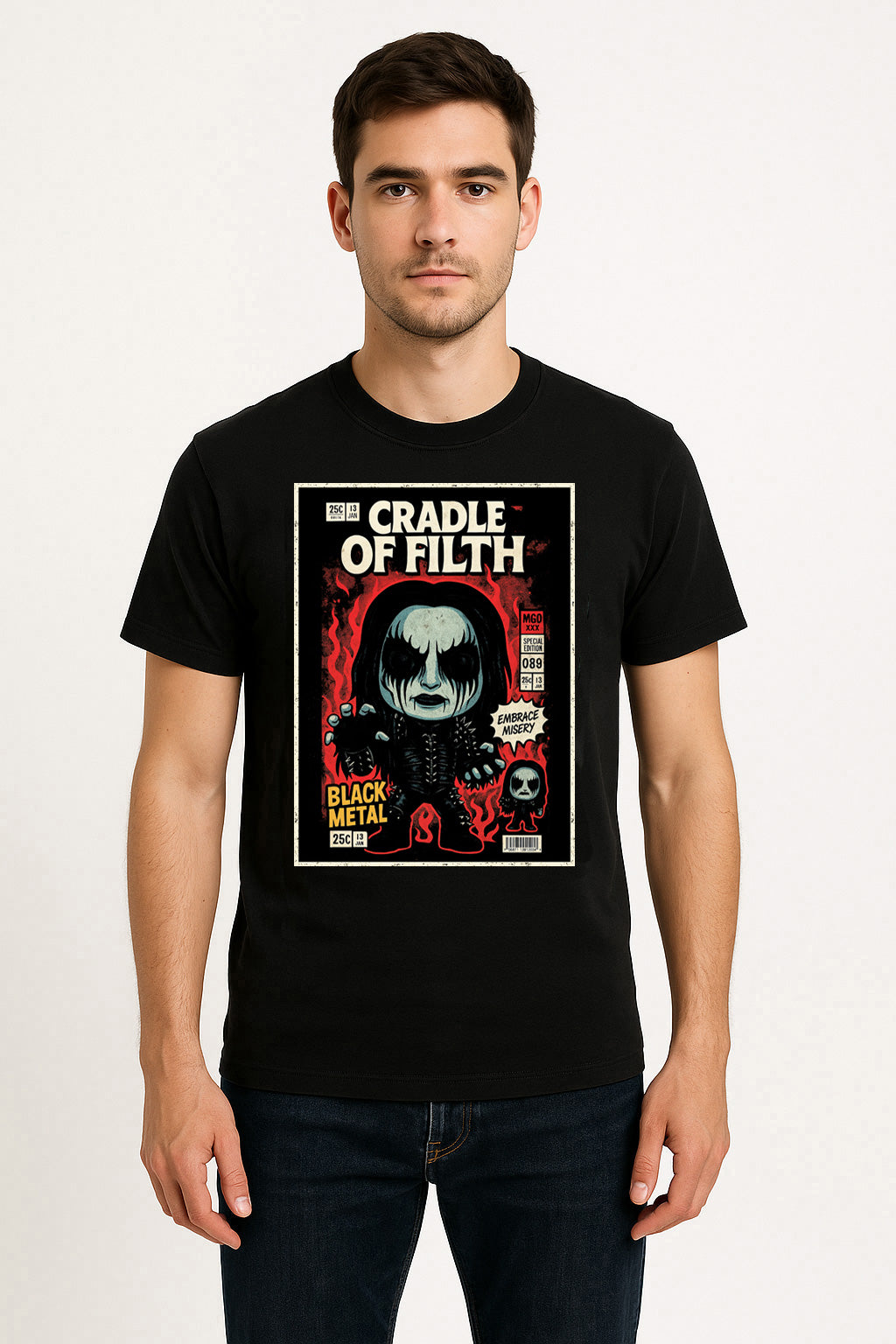 Cradle of Filth Black Metal Funko Pop Style Unisex T-Shirt