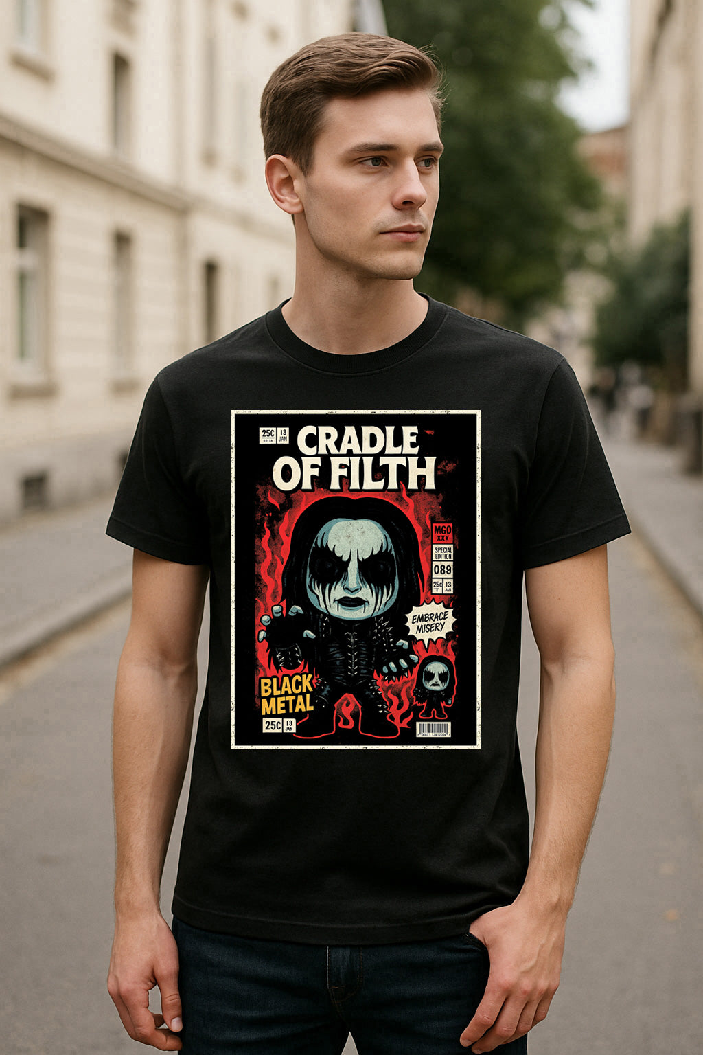 Cradle of Filth Black Metal Funko Pop Style Unisex T-Shirt