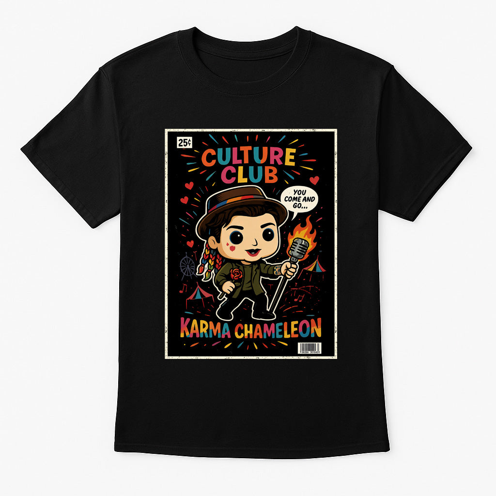 Culture Club Karma Chameleon 80s Pop Funko Pop Style Unisex T-Shirt