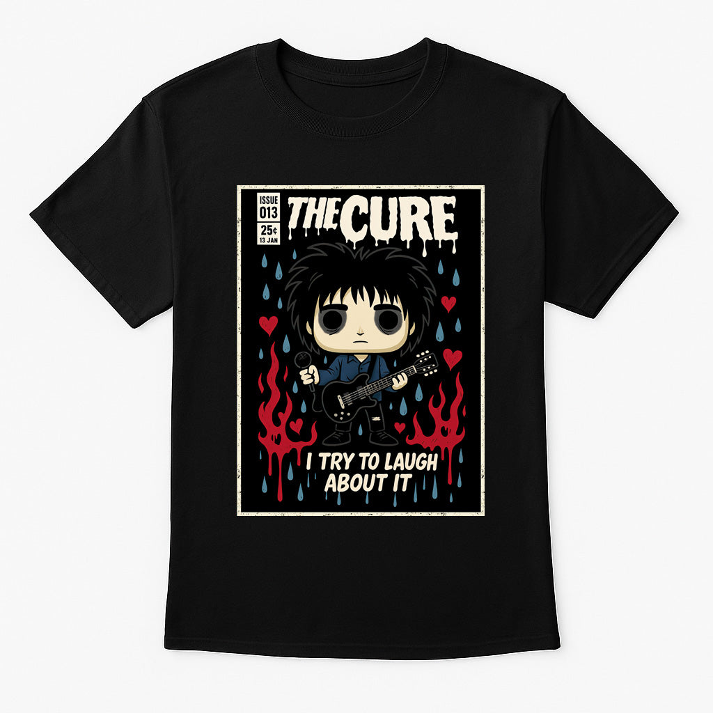 The Cure I Try to Laugh Goth Rock Funko Pop Style Unisex T-Shirt
