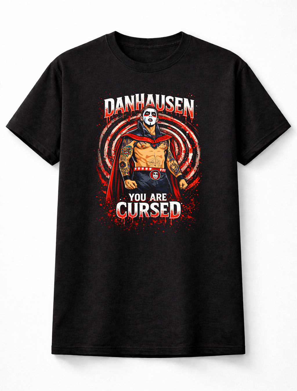 Danhausen You Are Cursed WWE Wrestling Adults & Kids Unisex T-Shirt