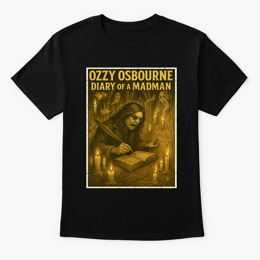 Ozzy Osbourne Diary of a Madman Unisex T-Shirt Classic Heavy Metal Tee
