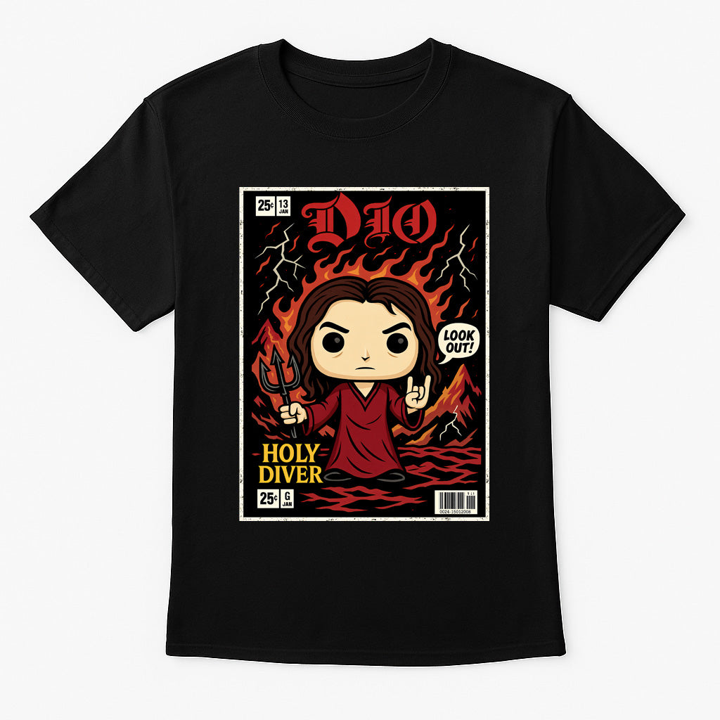 Dio Holy Diver Heavy Metal Funko Pop Style Unisex T-Shirt