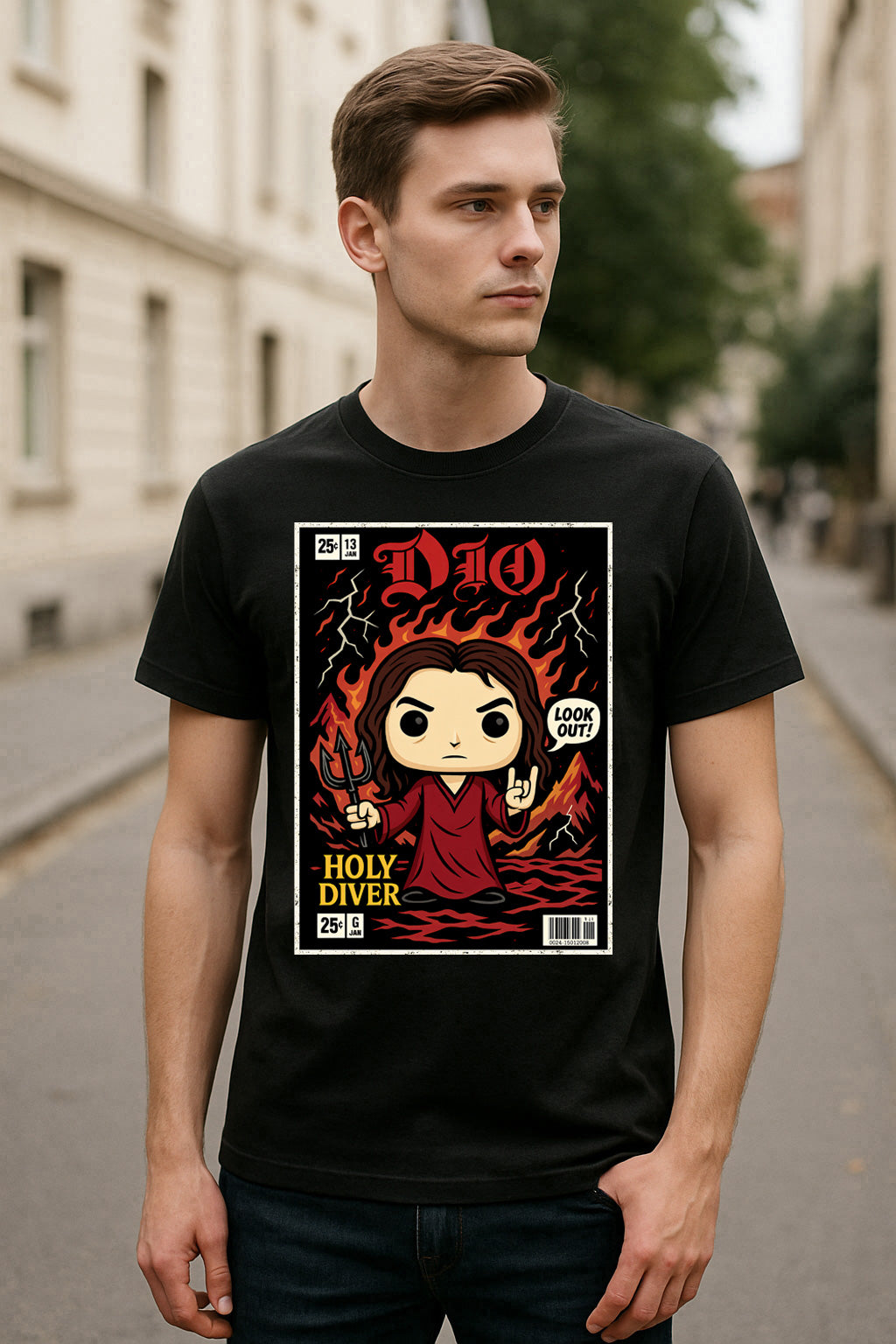 Dio Holy Diver Heavy Metal Funko Pop Style Unisex T-Shirt
