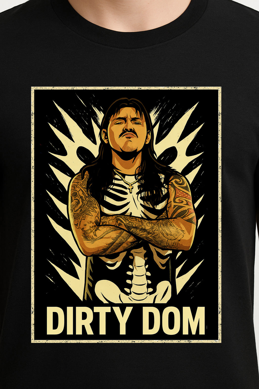 Dirty Dom Retro Wrestling Unisex T-Shirt Judgment Day Inspired Graphic Tee
