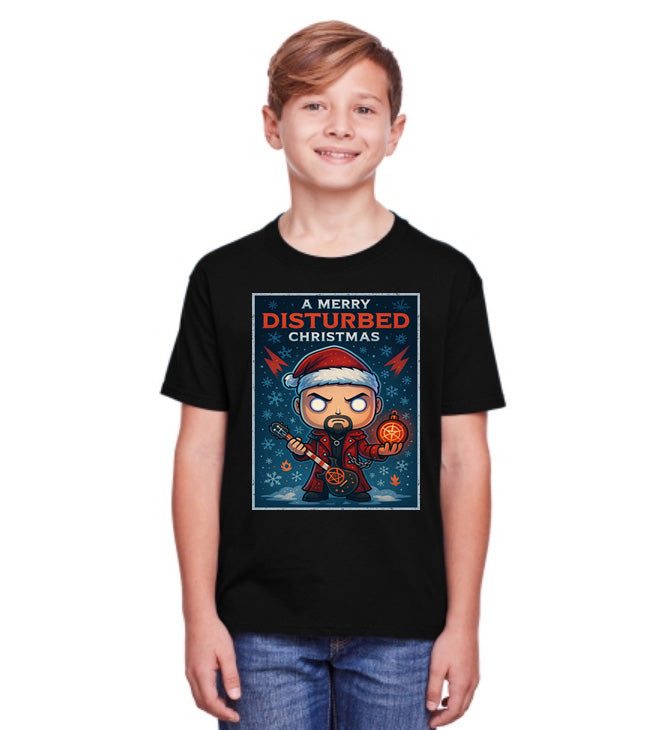 Disturbed Merry Christmas Metal Unisex Christmas T-Shirt or Hoodie