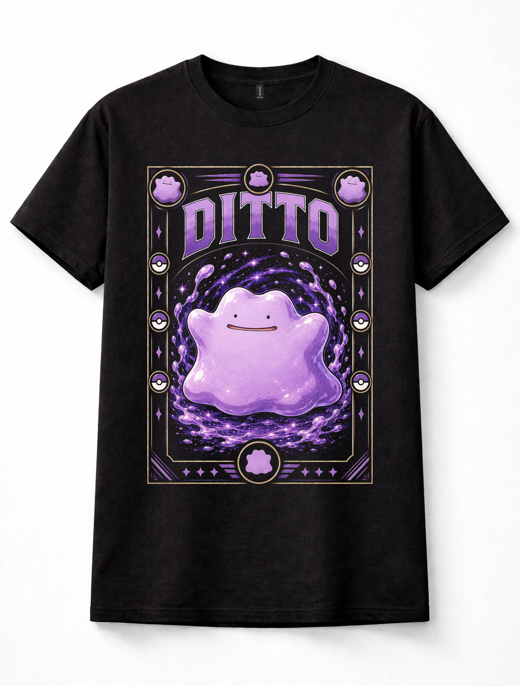 Pokemon Ditto Transform Normal Type Kanto Game Unisex T-Shirt