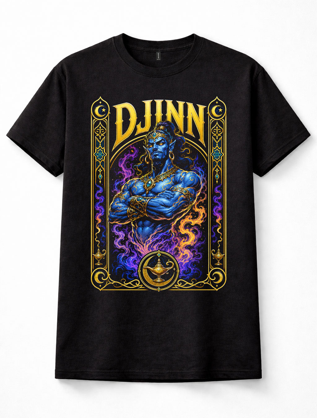 Djinn Genie Mythical Spirit Arabian Folklore Fantasy Magic Unisex T-Shirt