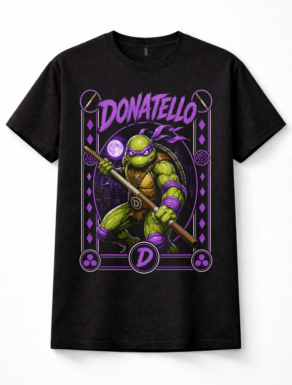 Teenage Mutant Ninja Turtles Donatello Cartoon Graphic Tee Unisex T-Shirt