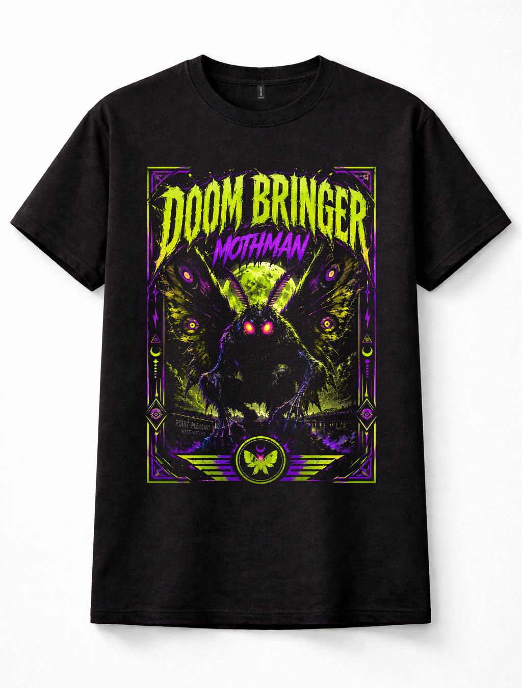 Mothman Doom Bringer Point Pleasant Paranormal Horror Unisex T-Shirt