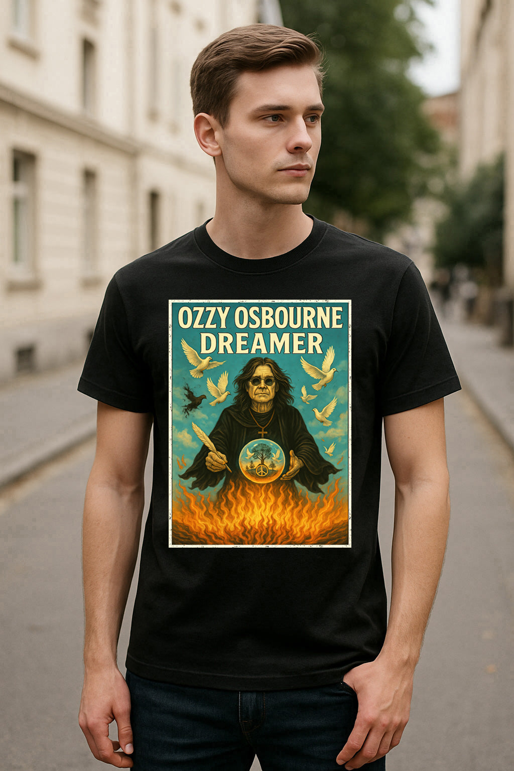 Ozzy Osbourne Dreamer Unisex T-Shirt Classic Rock Heavy Metal Tee