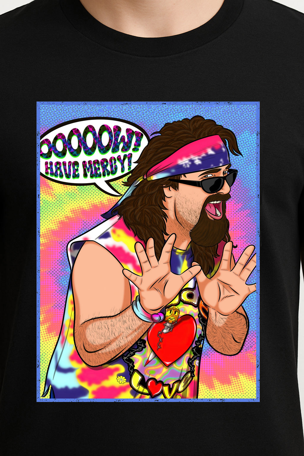 Dude Love Have Mercy Retro Wrestling Unisex T-Shirt Classic Attitude Era Tee
