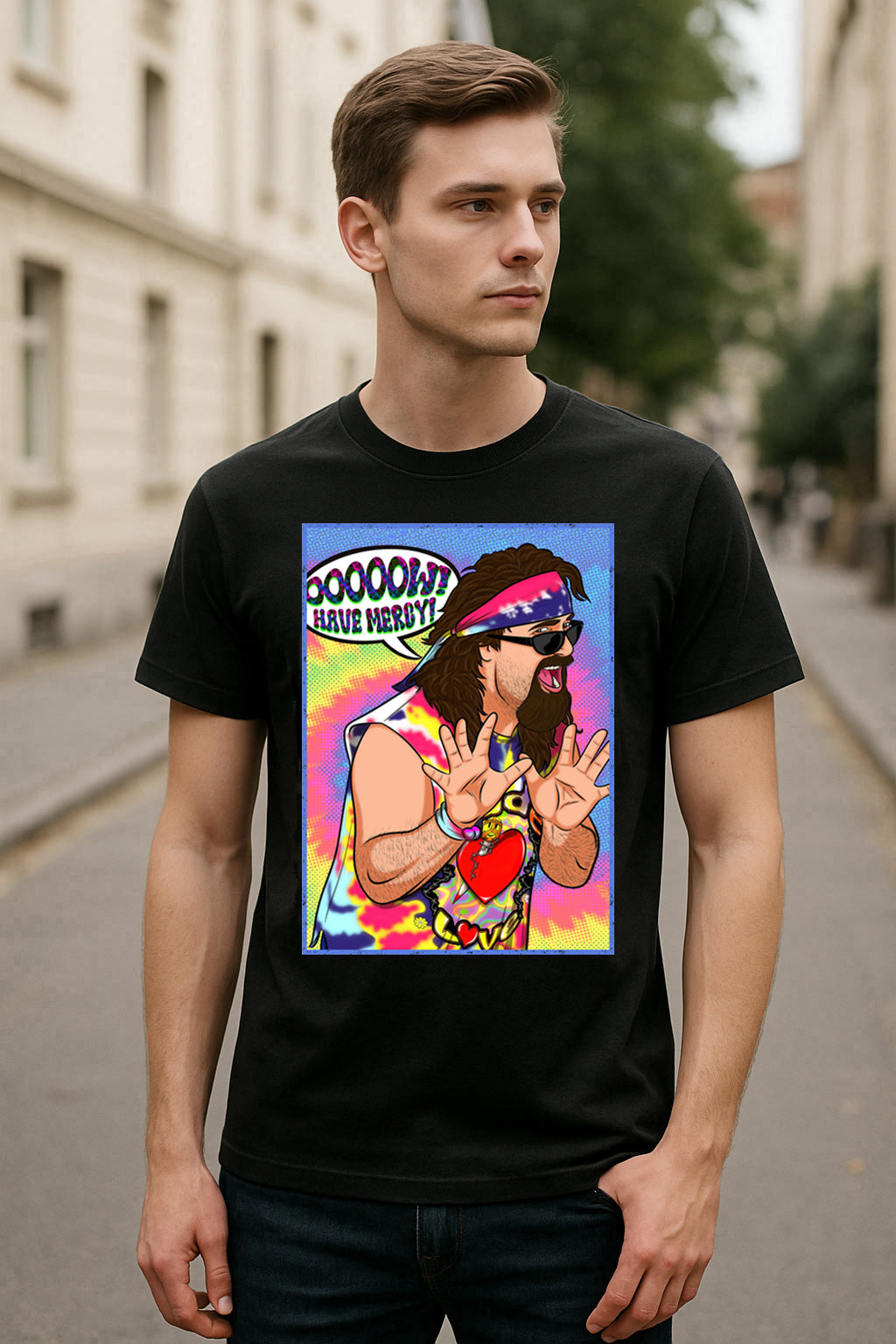 Dude Love Have Mercy Retro Wrestling Unisex T-Shirt Classic Attitude Era Tee