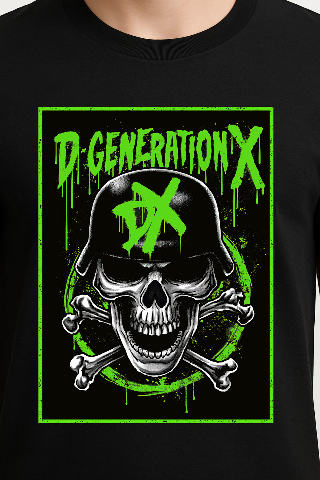 D-Generation X Suck It Retro Wrestling Unisex T-Shirt DX Skull Graphic Tee