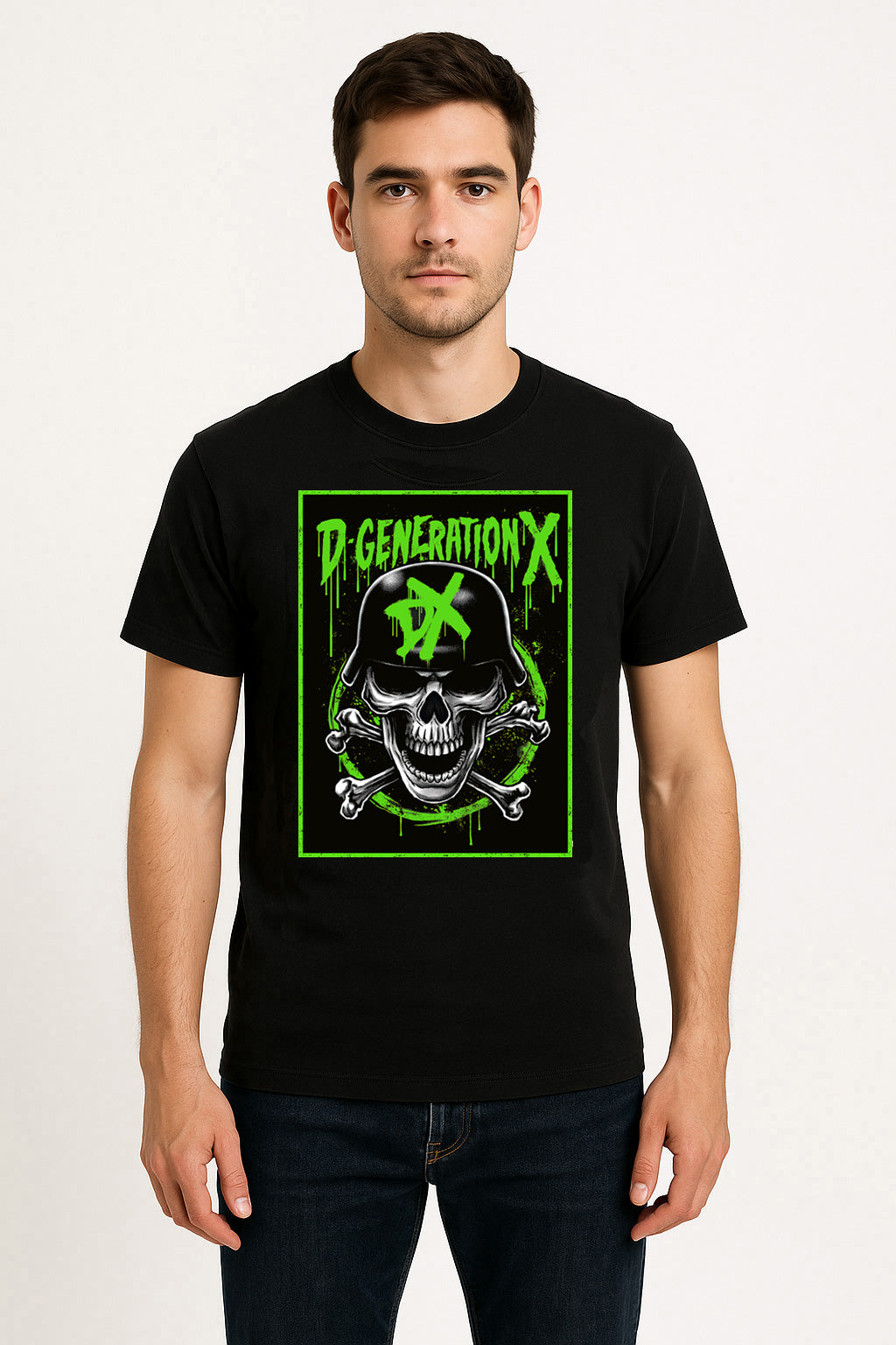 D-Generation X Suck It Retro Wrestling Unisex T-Shirt DX Skull Graphic Tee