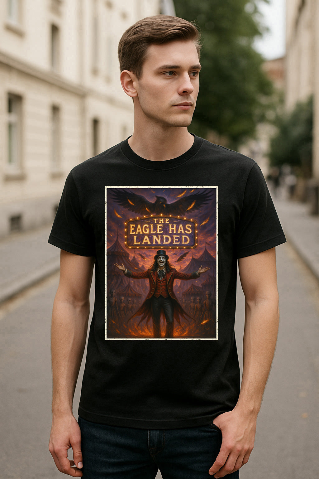 Avatar The Eagle Has Landed Unisex T-Shirt Metal Band Circus Artwork Tee