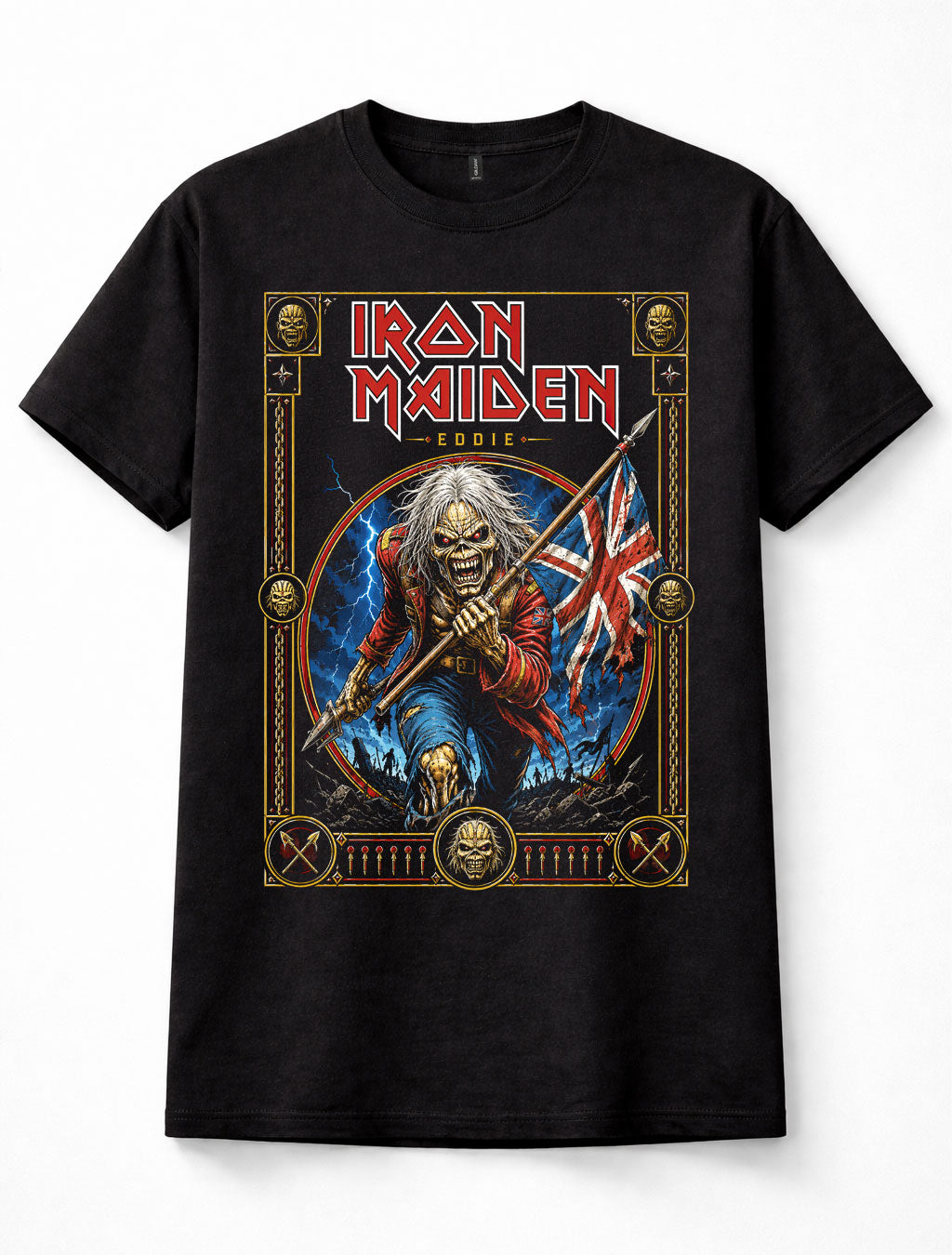 Iron Maiden Eddie Heavy Metal Mascot Band Music Unisex T-Shirt