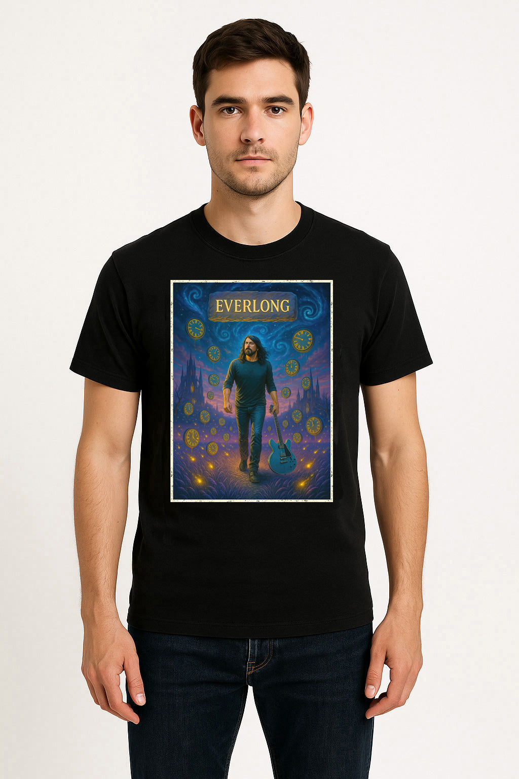 Foo Fighters Everlong Unisex T-Shirt Classic 90s Rock Band Vintage Merch Tee