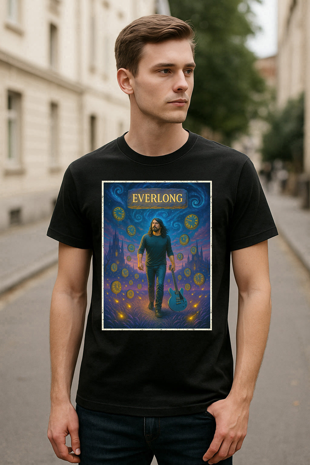 Foo Fighters Everlong Unisex T-Shirt Classic 90s Rock Band Vintage Merch Tee