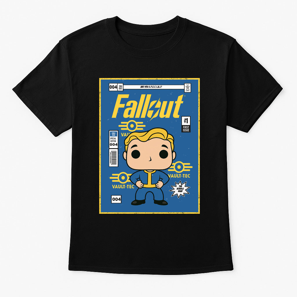 Fallout Vault Boy “Vault-Tec Approved” Unisex T-Shirt – Post-Apocalyptic Gamer Tee