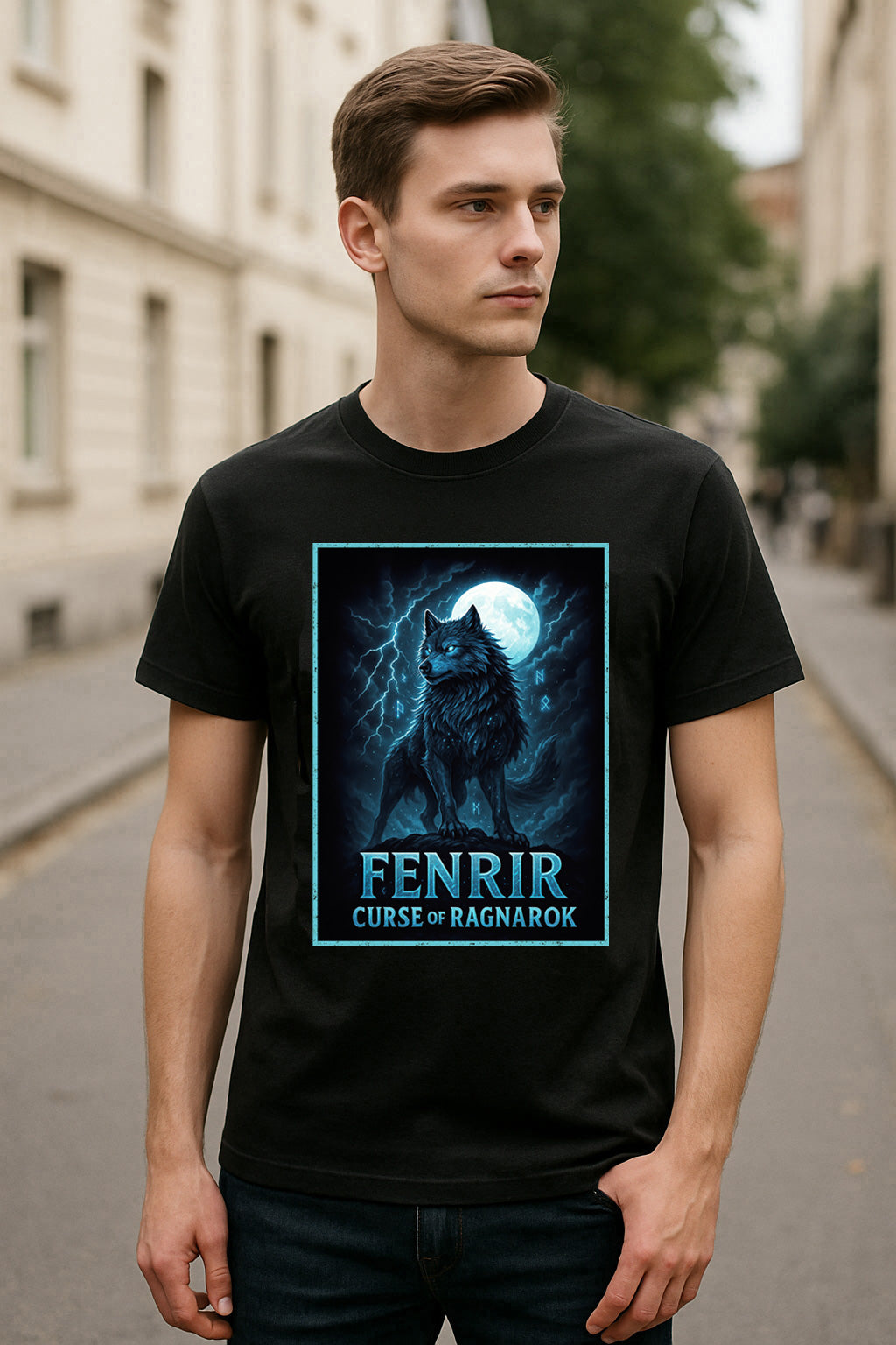 Fenrir Curse of Ragnarok Unisex Norse Legend T-Shirt
