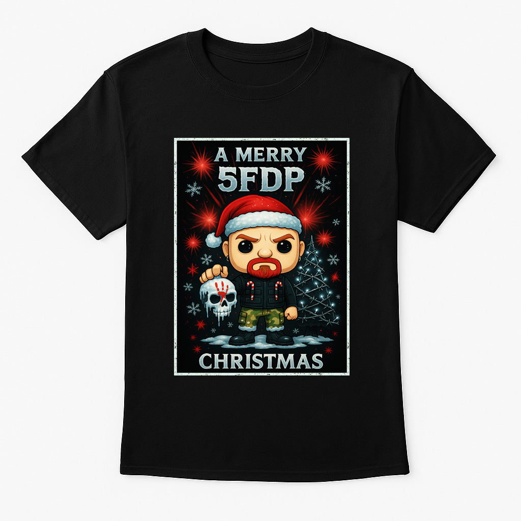 Five Finger Death Punch Merry Christmas Unisex Christmas T-Shirt or Hoodie