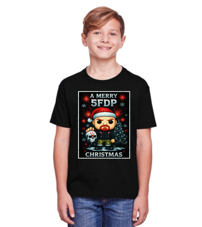 Five Finger Death Punch Merry Christmas Unisex Christmas T-Shirt or Hoodie