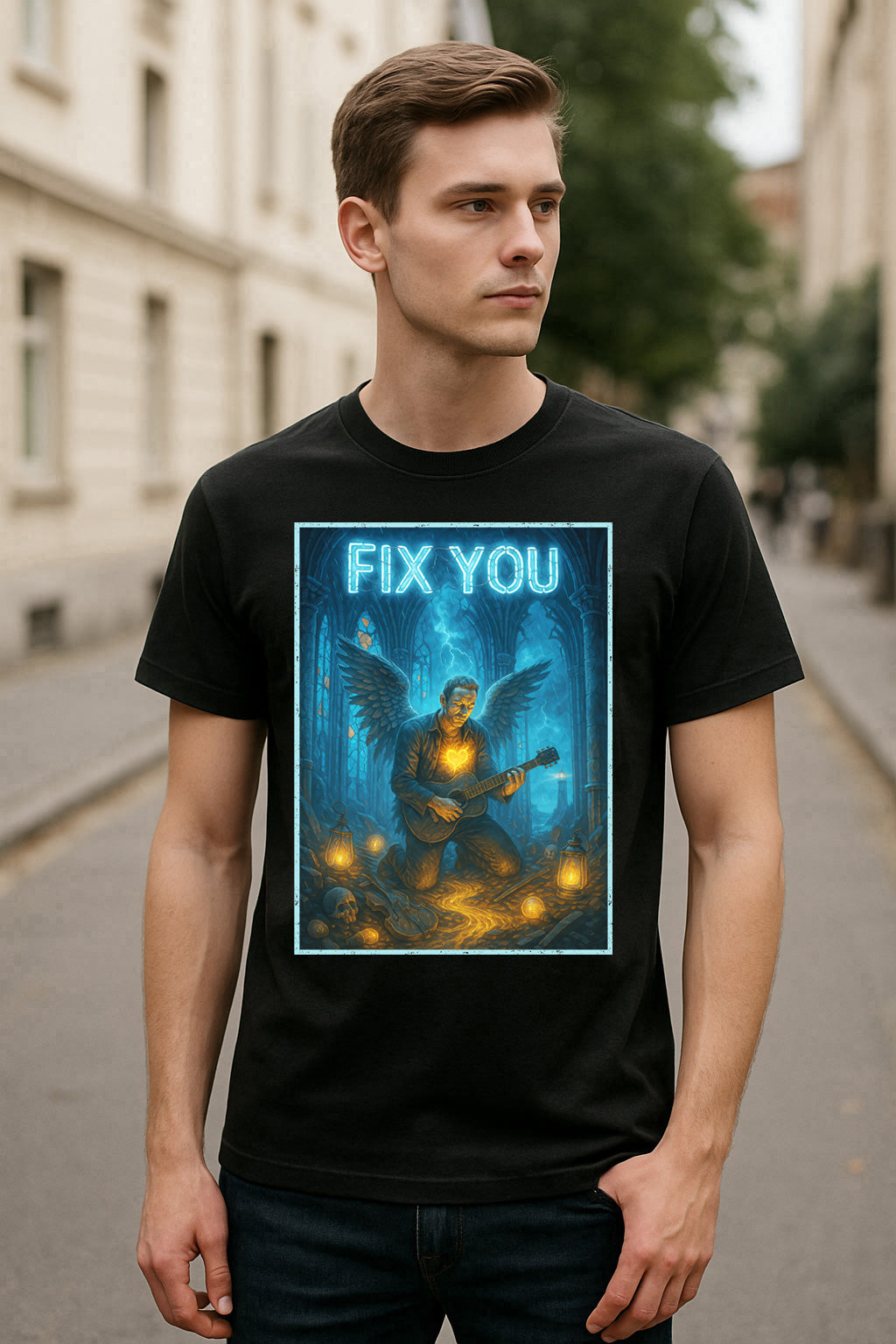 Coldplay – Fix You Unisex T-Shirt Alternative Rock Band Merch Tee