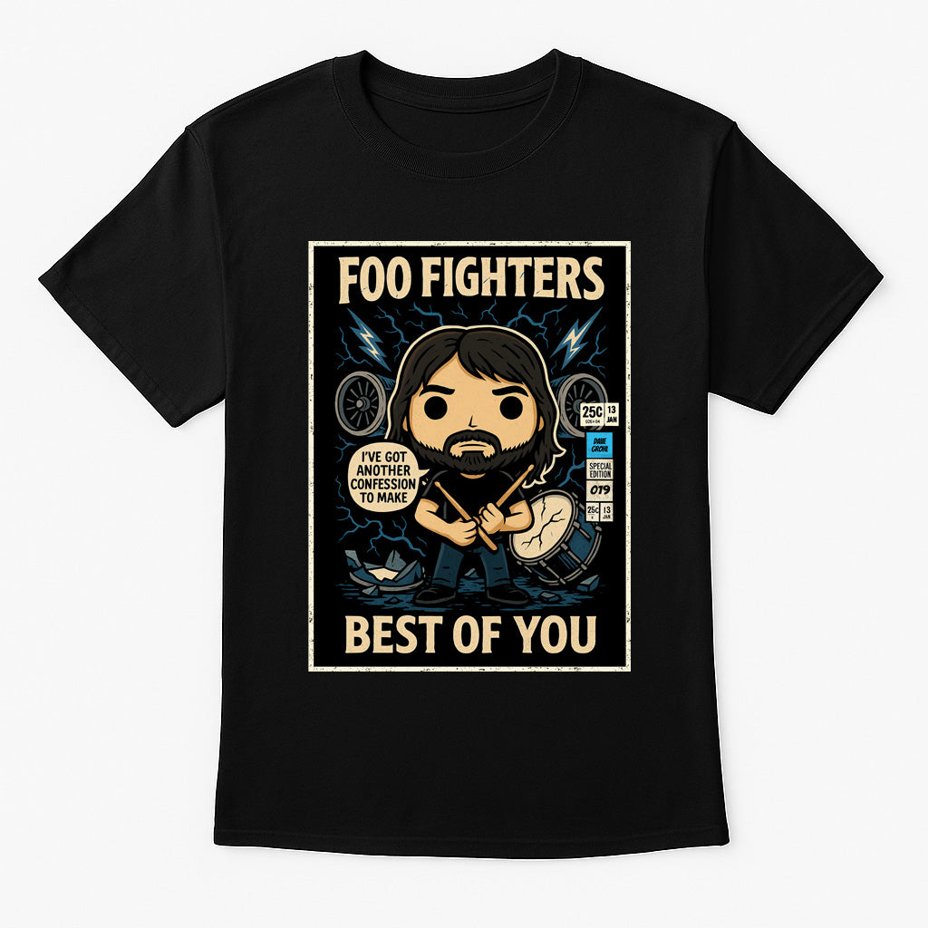 Foo Fighters Best of You Alternative Rock Funko Pop Style Unisex T-Shirt