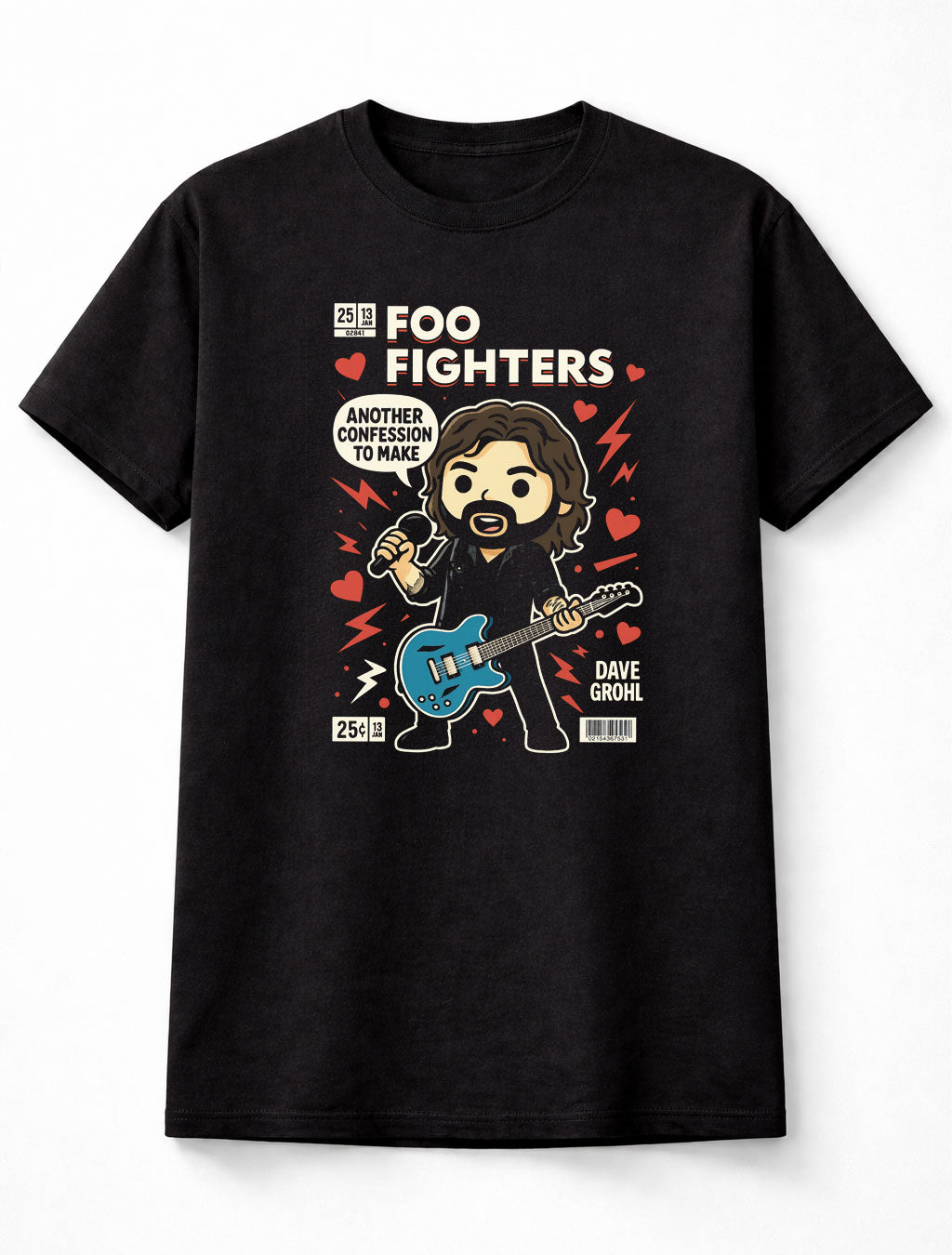 Foo Fighters Confession Pop Dave Grohl Alternative Rock Classic Adults & Kids Unisex T-Shirt