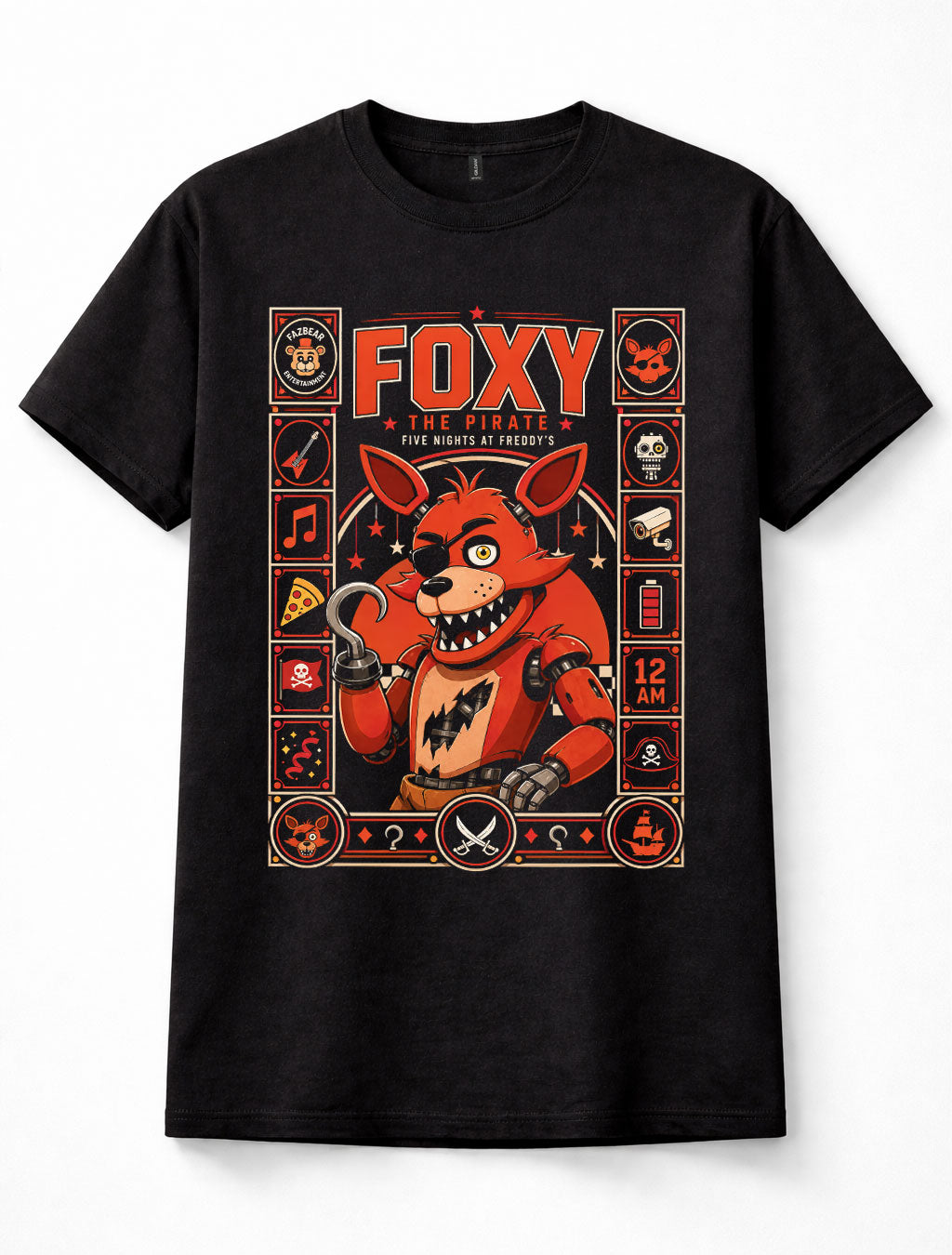 Five Nights at Freddy's Foxy Pirate Animatronic Unisex T-Shirt