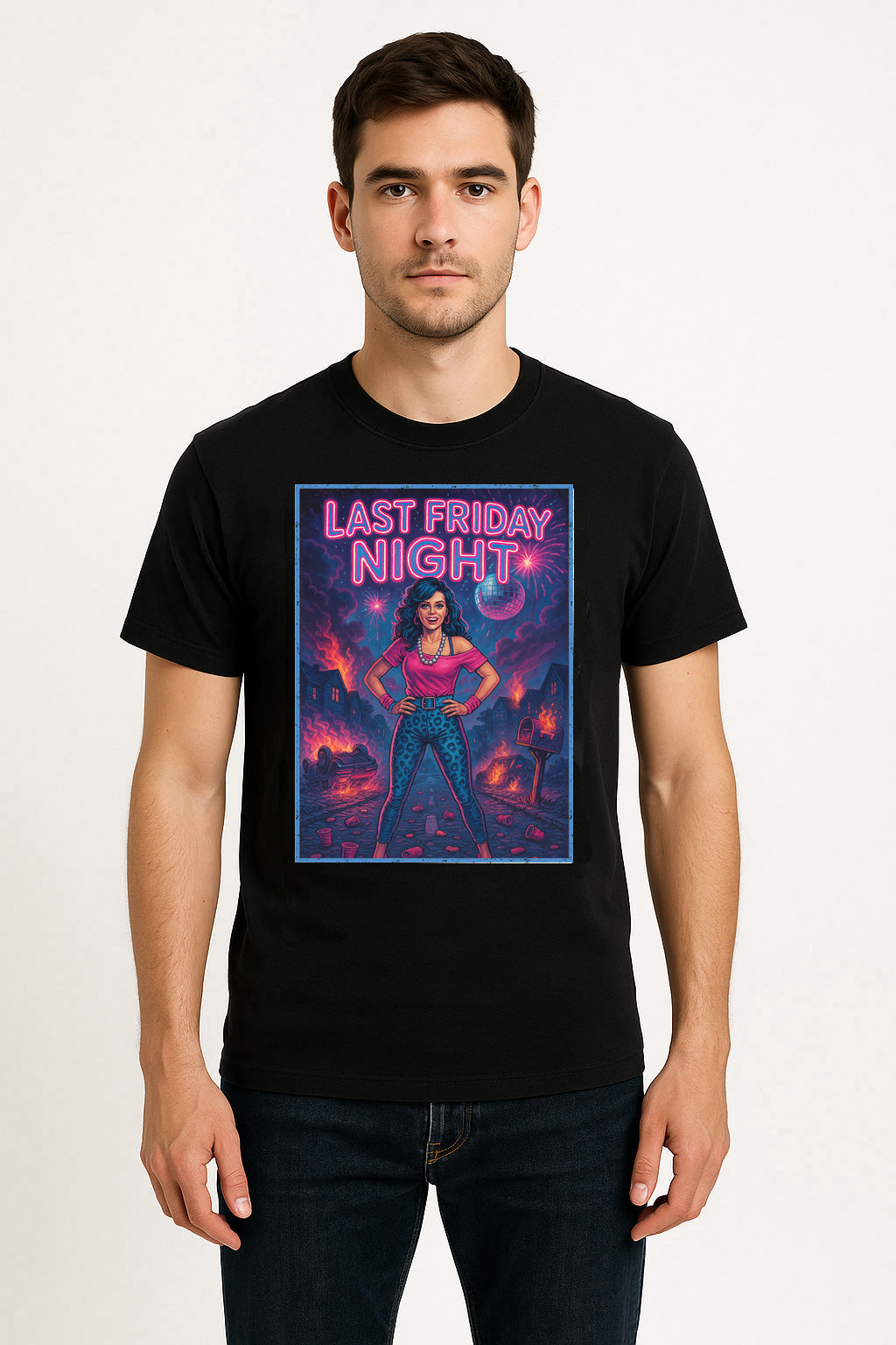 Katy Perry “Last Friday Night” Unisex T-Shirt – Retro 80s Party Fun Neon Graphic Tee