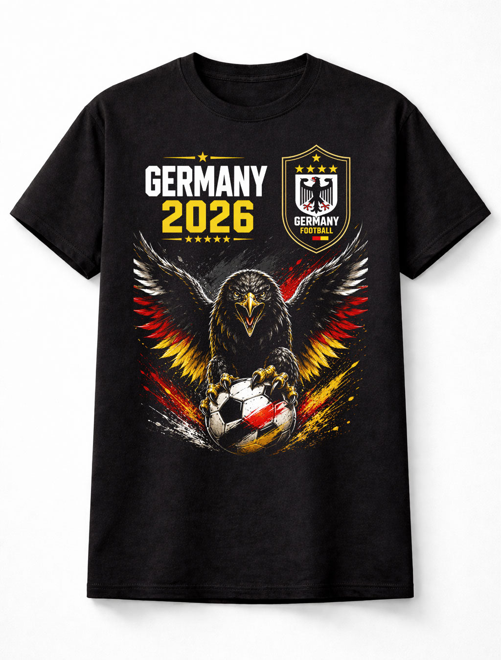 Germany Football 2026 Eagle Soccer Fan Supporter Graphic Unisex T-Shirt