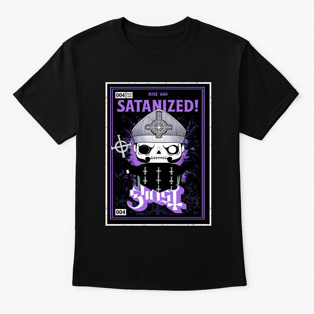 Ghost “Satanized!” Unisex T-Shirt – Heavy Metal Band Occult Rock Icon Graphic Tee