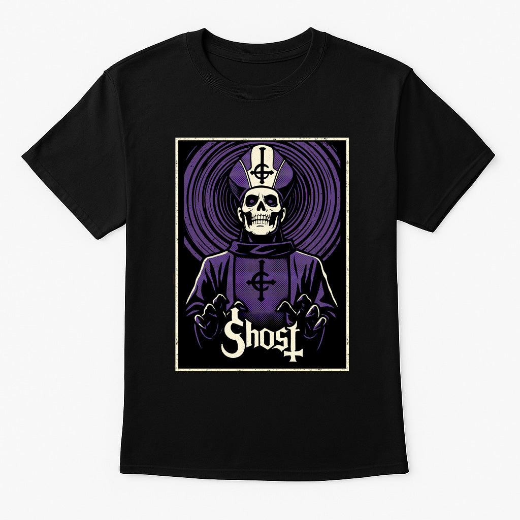 Ghost Papa Emeritus Unisex T-Shirt – Gothic Metal Band Merch Graphic Tee