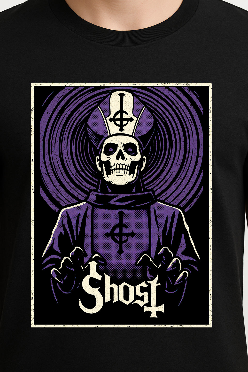 Ghost Papa Emeritus Unisex T-Shirt – Gothic Metal Band Merch Graphic Tee
