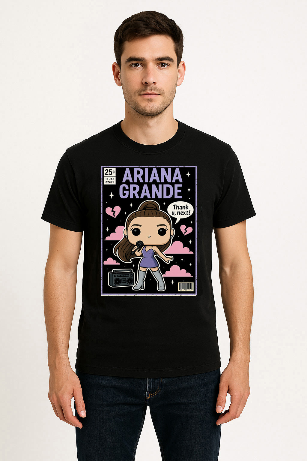Ariana Grande Thank U Next Pop Funko Pop Style Unisex T-Shirt