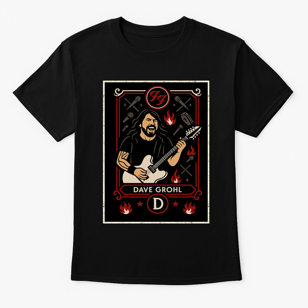 Foo Fighters Dave Grohl Retro Rock Unisex T-Shirt Alternative Band Tee