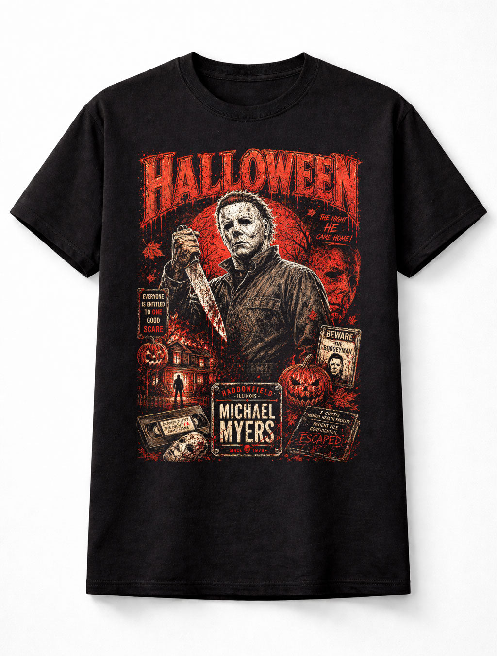 Halloween Michael Myers Slasher Horror Movie Unisex T-Shirt