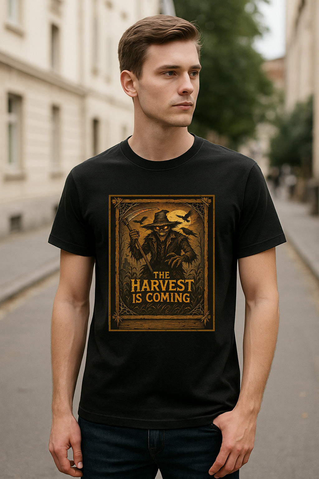 Scarecrow The Harvest Is Coming Unisex Adults & Kids T-Shirt