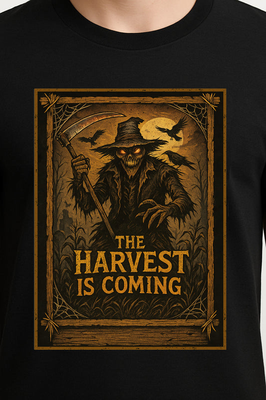 Scarecrow The Harvest Is Coming Unisex Adults & Kids T-Shirt