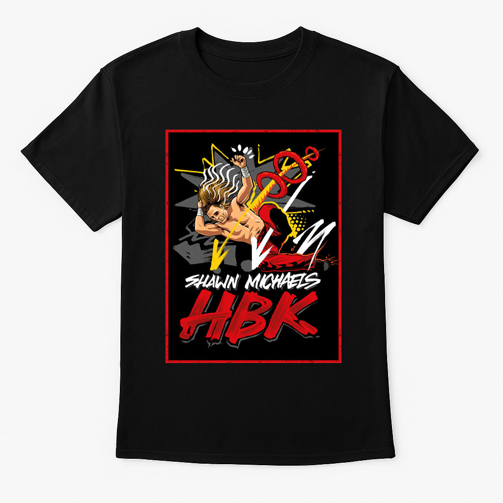 Shawn Michaels HBK Heartbreak Kid Retro Wrestling Unisex T-Shirt