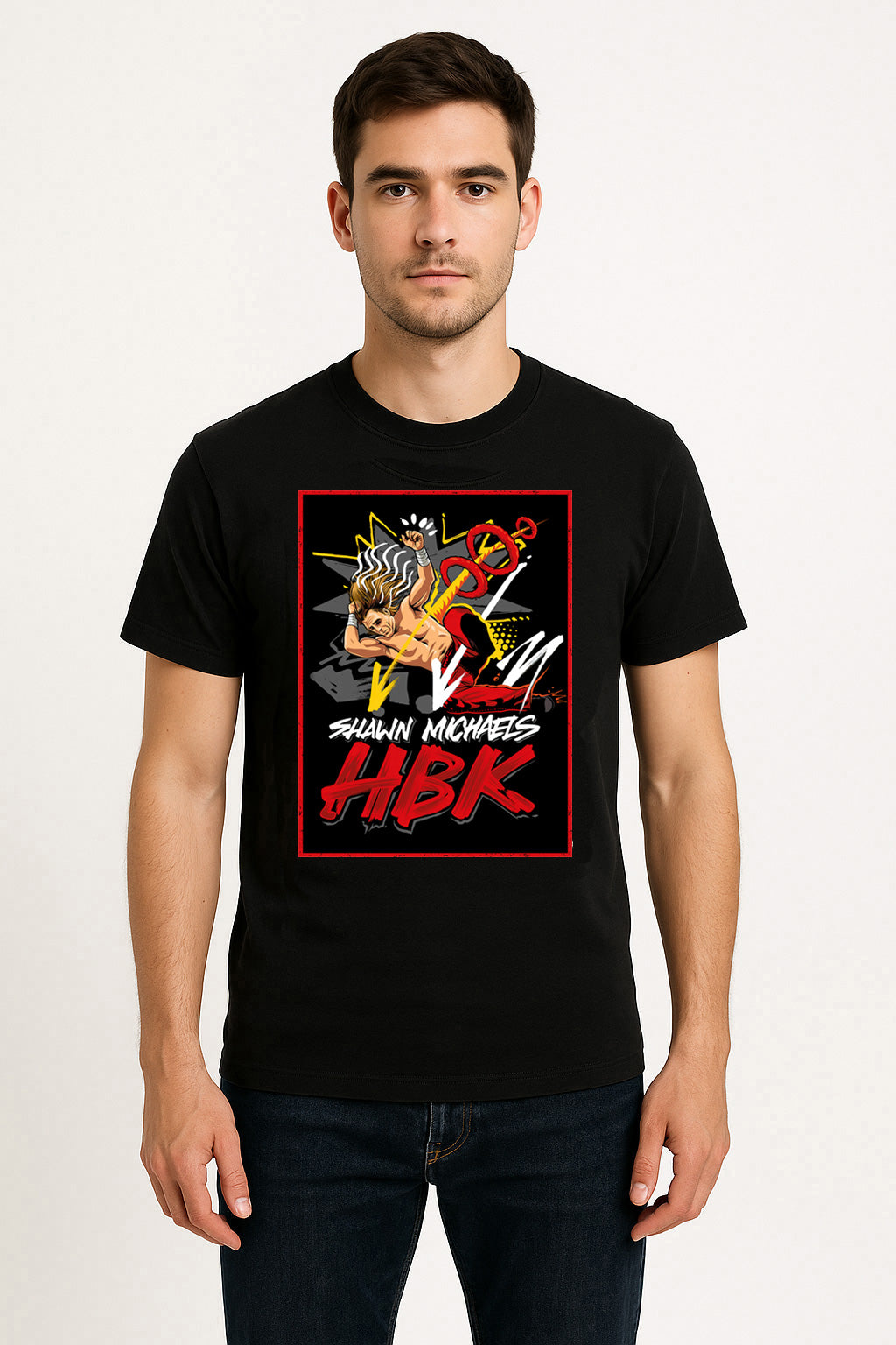 Shawn Michaels HBK Heartbreak Kid Retro Wrestling Unisex T-Shirt
