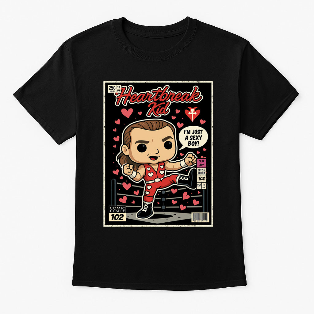 Shawn Michaels Heartbreak Kid Funko Pop Comic Wrestling Unisex T-Shirt