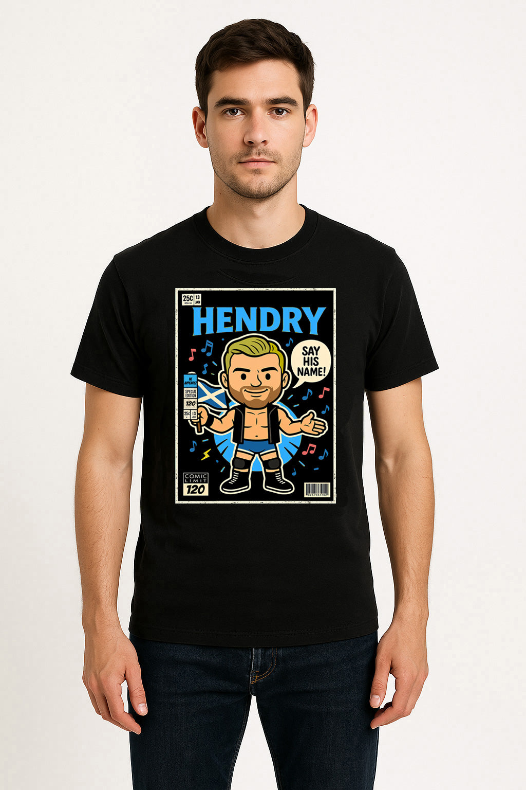 Joe Hendry Say His Name Pop Comic Wrestling Unisex T-Shirt