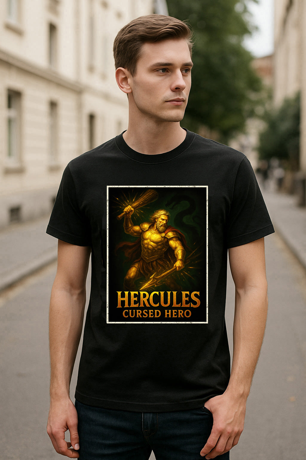 Hercules Cursed Hero Unisex Greek Mythology T-Shirt